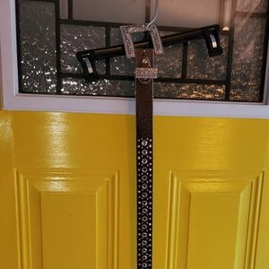 ATLAS RHINESTONE BELT SZ LG